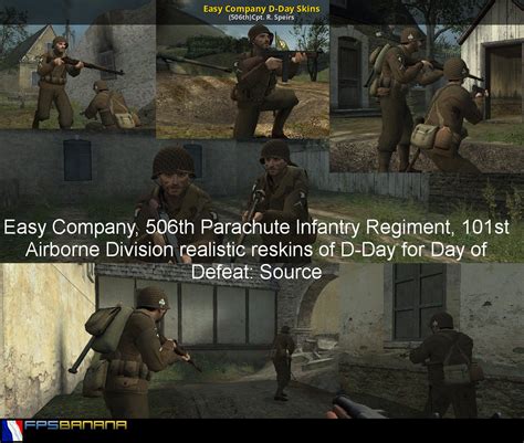 Easy Company D-Day Skins [Day of Defeat: Source] [Mods]