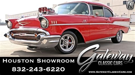 1957 Chevrolet Bel Air Gateway Classic Cars #1464 Houston Showroom - YouTube