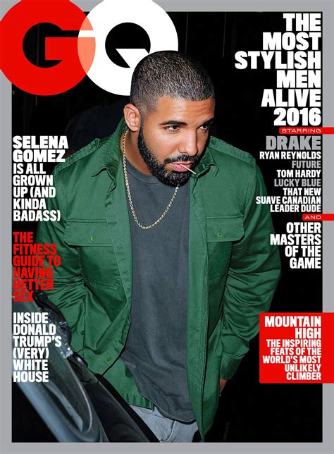 Manly Man: Drake Covers May 2016 GQ as Most Stylish - Blinging Beauty