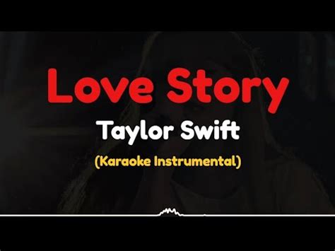 Taylor Swift - Love Story | Karaoke Instrumental by KaraokeIn - YouTube