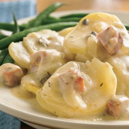 Slow-Cooker au Gratin Potatoes & Ham Recipe - (4.4/5)