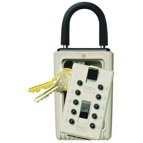 Kidde Portable 3-Key Box with Pushbutton Combination Lock, Clay-001404 ...