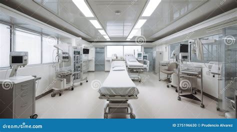 Hospital Operating Room Interior Stock Illustration - Illustration of ...