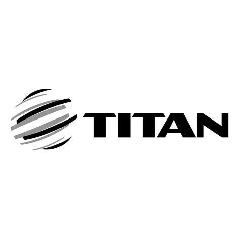 Titan Logo Black and White – Brands Logos