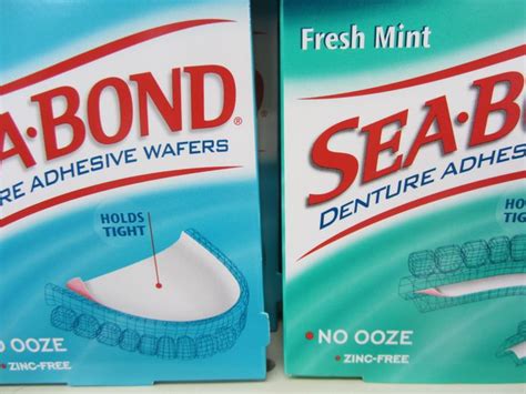 Sea-Bond denture adhesive wafers. | Denture adhesive, Medical supplies ...