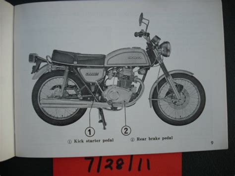 Honda CB200T 1974 Manual sku 3444 – ClassicJapaneseMotorcycles