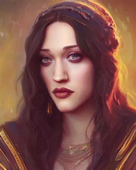 a stunning portrait of Kat Dennings as an ancient | Stable Diffusion