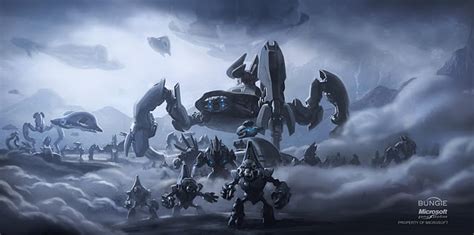 Gears of Halo: Halo Concept Art by various Bungie Artists