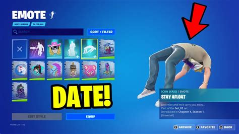 STAY AFLOAT THE KID LAROI EMOTE RELEASE DATE IN FORTNITE ITEM SHOP! - YouTube