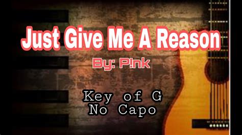 Just Give Me A Reason by P!nk play along with Guitar Chords and Lyrics ...