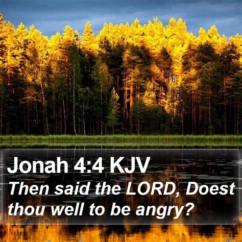 Jonah 4:4 KJV Bible Verse Images