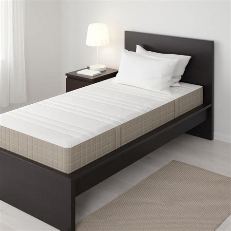 HAUGESUND Spring mattress, medium firm, dark beige, Twin - IKEA