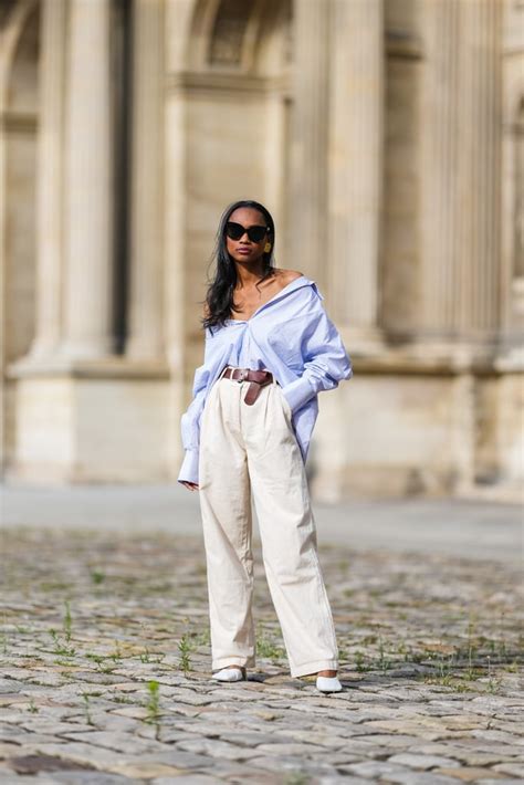 Wide Leg Pants Outfit: With a Billowy Blouse Tucked In | How to Wear ...