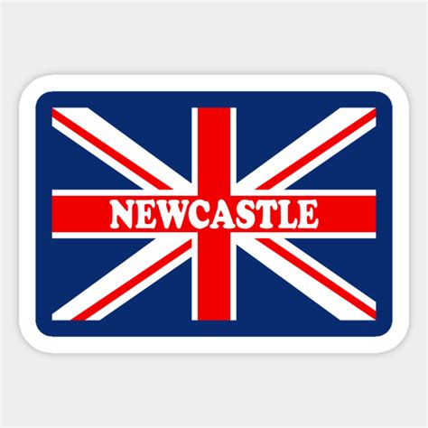 Newcastle - City with united kingdom flag - Newcastle City With United ...