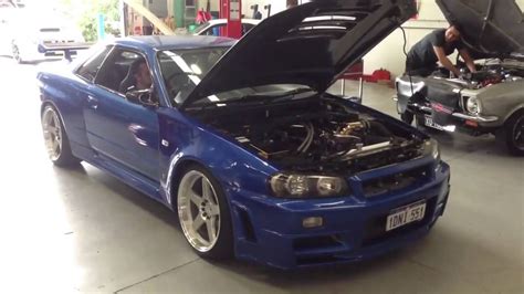 Nissan skyline gtr r34 turbo sound