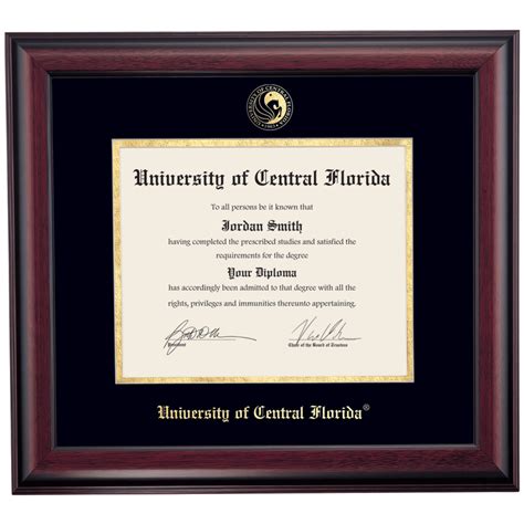 OCM Diploma Frame for University of Central Florida UCF, 19" x 21 ...