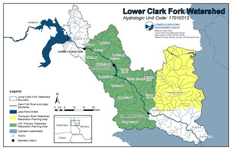 Clark Fork River Montana Map - Map