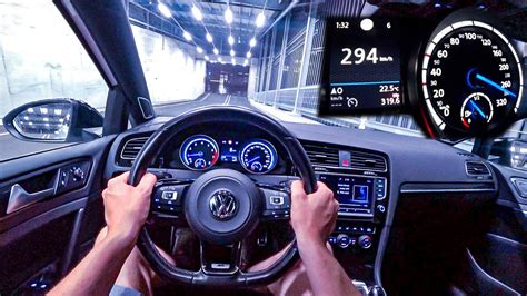 2017 VW GOLF 7 R TUNED 510HP NIGHT POV DRIVE Onboard (60FPS) - YouTube