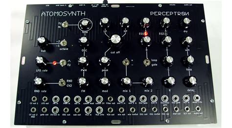 Perceptron: spacious tabletop semi-modular analogue synthesizer ...