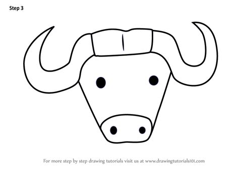 Buffalo Drawing Step By Step | Free download on ClipArtMag