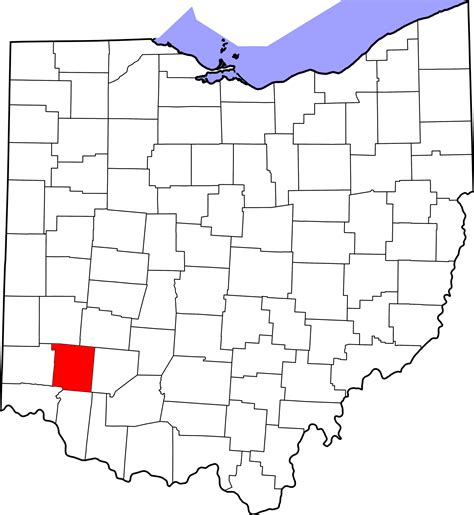 File:Map of Ohio highlighting Warren County.svg | Familypedia | FANDOM powered by Wikia