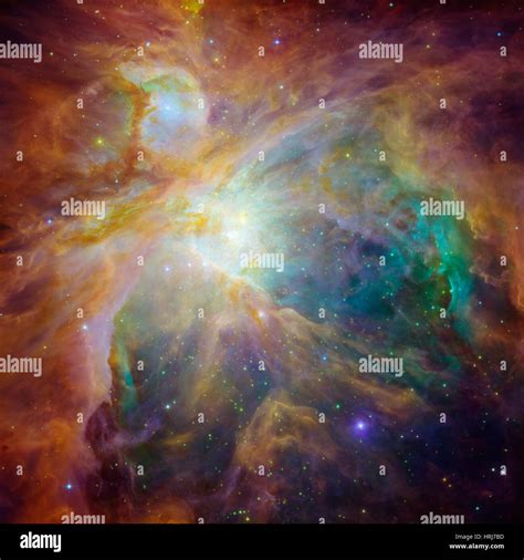 Orion Nebula, Trapezium Cluster Stock Photo - Alamy