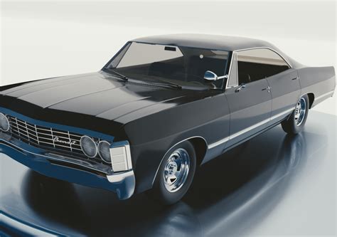 Impala 1967 Chevrolet Supernatural model | CGTrader