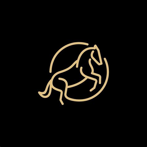 Black Stallion logo design. Awesome a black stallion silhoutte. A black stallion logotype ...