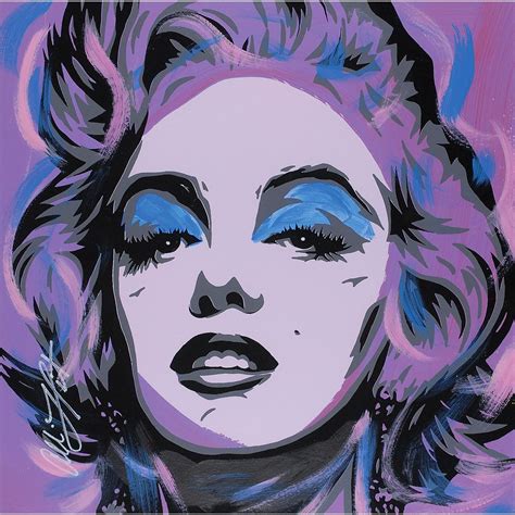 Marilyn Monroe Pop Art by Allison Lefcort