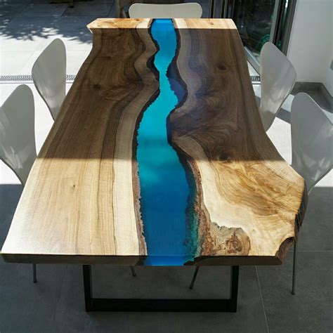 Amazing epoxy resin table types and how to make it step by step, stylish designs of the epoxy ...