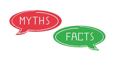 Myths vs facts infographic icon. Truth or fiction speech bubble isolated on white background ...