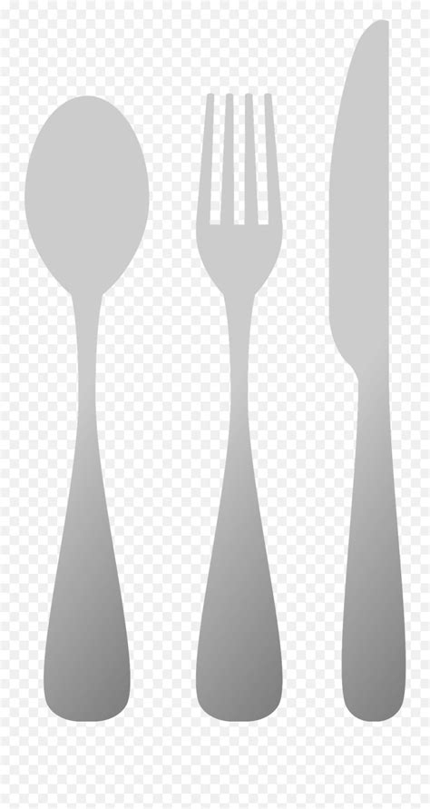 Spoon Fork Table Knife Clipart - Grey Knofe And Fork Clipart Emoji ...