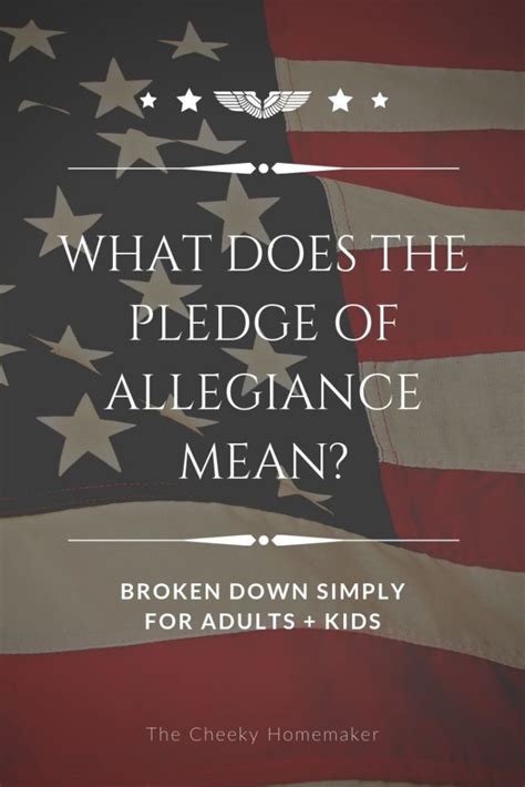 Pledge Of Allegiance Meaning For Kids : Sunshine and Spoons: Pledge of ...