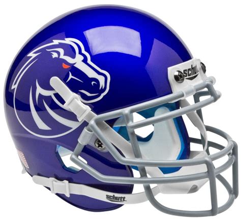 Boise State Broncos Mini XP Authentic Helmet Schutt | Mini football ...