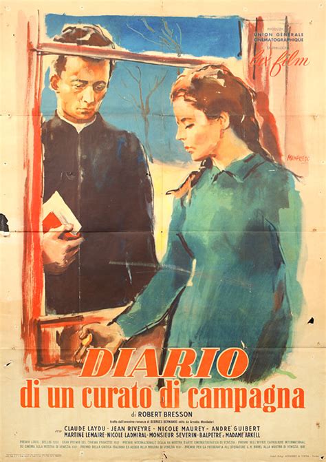 Diary of a Country Priest Original 1951 Italian Due Fogli Movie Poster ...