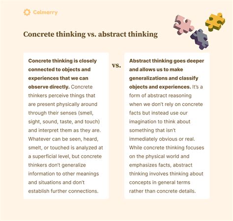 Abstract vs. Concrete Thinking: Understanding the Difference