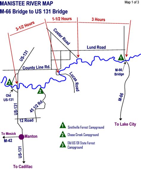 Manistee River Maps