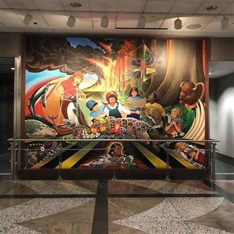 mural in Denver airport : r/StreetArtPorn