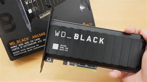 WD_BLACK 1TB AN1500 NVMe Internal Gaming Solid State Drive SSD Add-In-Card Gen3 PCIe, Up To 6500 ...