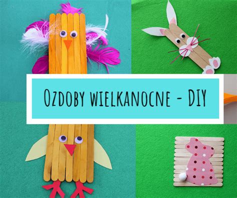 Ozdoby wielkanocne z patyczków - DIY - Blog Matczyne Fanaberie