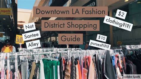 Downtown LA Fashion District Shopping Guide (Not Santee Alley) - YouTube