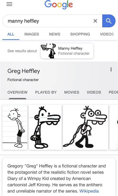 Manny Fact: If you search “manny heffley” on google, his more tolerable brother, Gregory shows ...