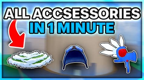 How To Get All Accessories In 1 Minute In Blox Fruits - YouTube