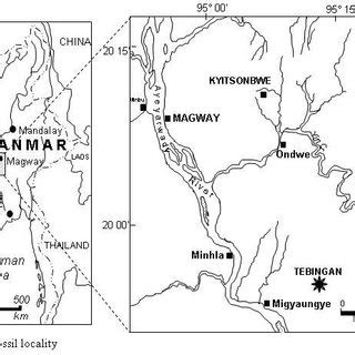 Map of the chalicothere fossil locality | Download Scientific Diagram