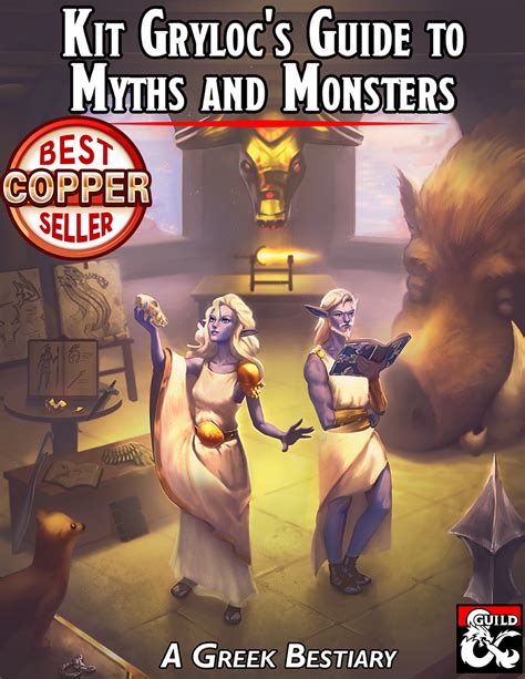 Kit Gryloc's Guide to Myths and Monsters - A Greek Bestiary - Dungeon Masters Guild | Dungeon ...