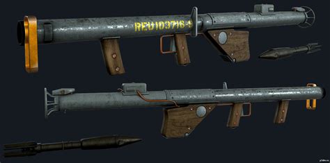 M1 Bazooka "Pointblank" » Pack 3D models Dystopia Rising, Bazooka, Air ...