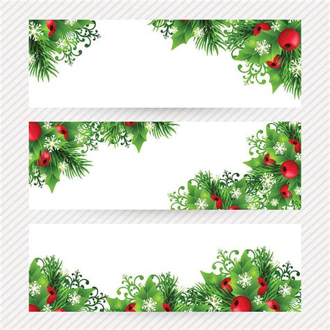 Christmas Garland Border White Background Illustrations, Royalty-Free Vector Graphics & Clip Art ...