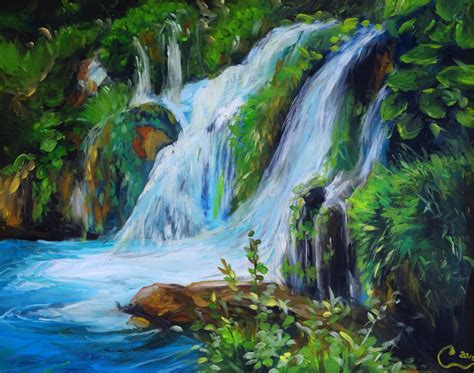 Thác nước – Waterfall – Catherine Doan Gallery