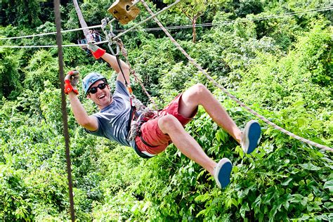 Ziplining in Antigua - Island Routes