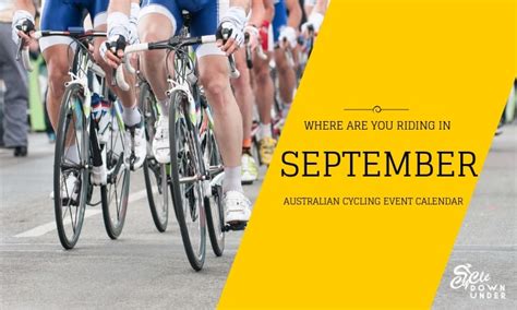 September Cycling Events in Australia 2024 | Cycling Event Calendar